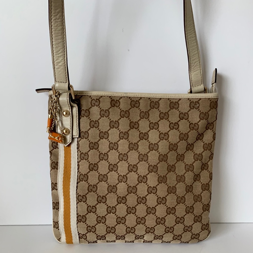 Gucci Crossbody Bag: Canvas, Brown, Monogram